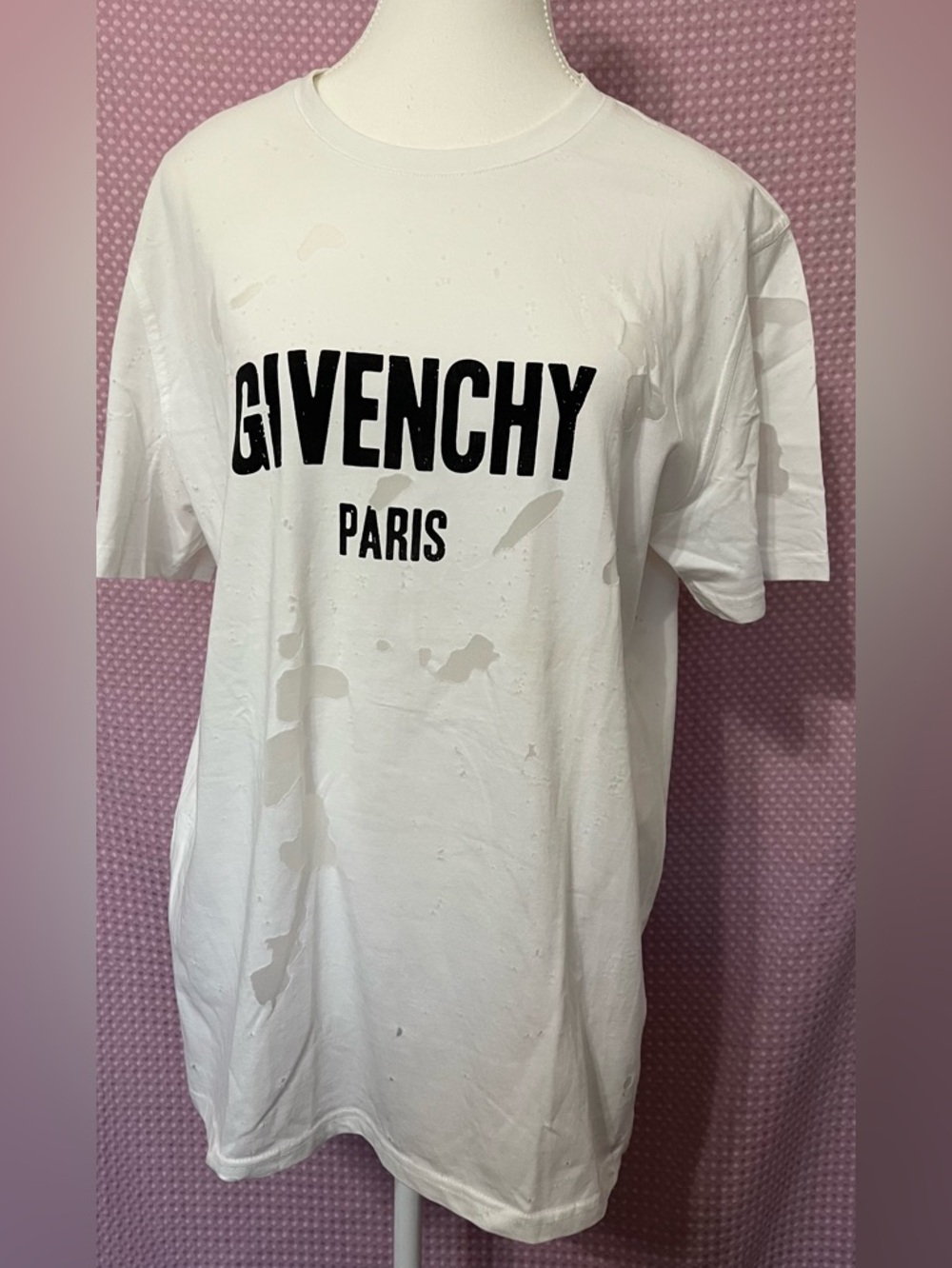 White Short-Sleeve Tee With Graphics
